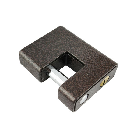 Навесной замок гаражный с прямой дужкой 80, 4 перфо ключа Навесной замок гаражный с прямой дужкой 80, 4 перфо ключа