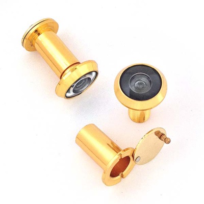 Дверной глазок, модель 204, 60 мм, цвет пол. латунь (PB)