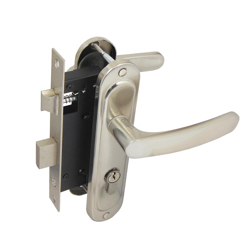 Дверной замок 102-57/45, в сборе (с цилиндром)