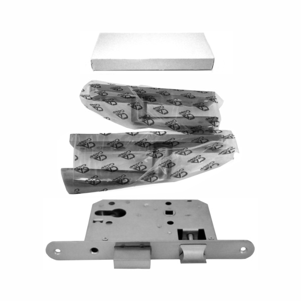 Дверной замок ЗВ4-55 405 (аналог Зенит), цвет пол. латунь (PB)