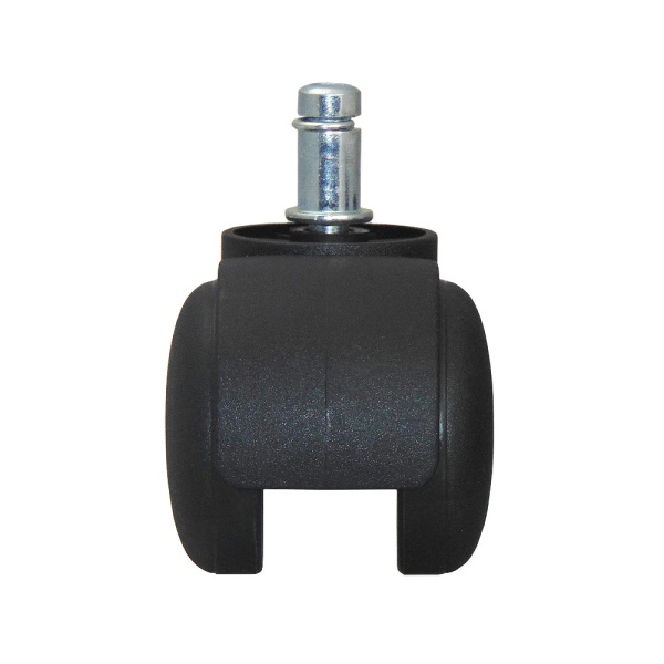 Колесо пластиковое, на штыре, модель 501, 50 мм, черное