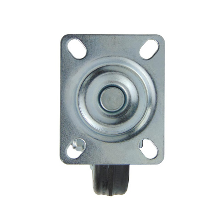 Колесо на платформе, модель 904, 75 мм, черное