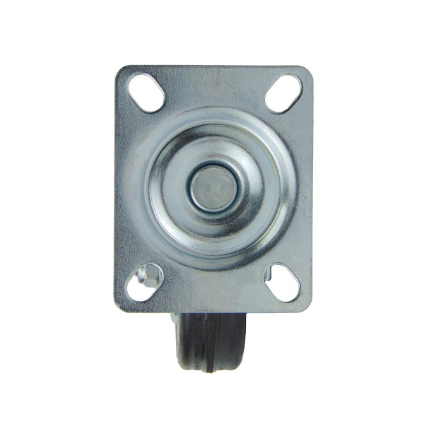 Колесо на платформе, модель 904, 75 мм, черное