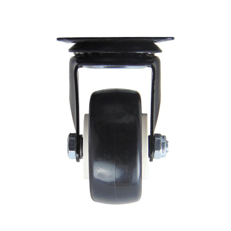 Колесо на платформе, модель 803, 50 мм, черное