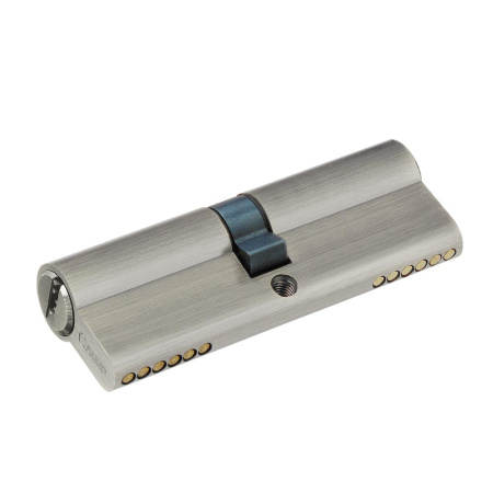 Цилиндровый механизм C90, тип: кл.-кл., 5 перфо кл., цвет: мат. никель (SN), Самир-Цинк