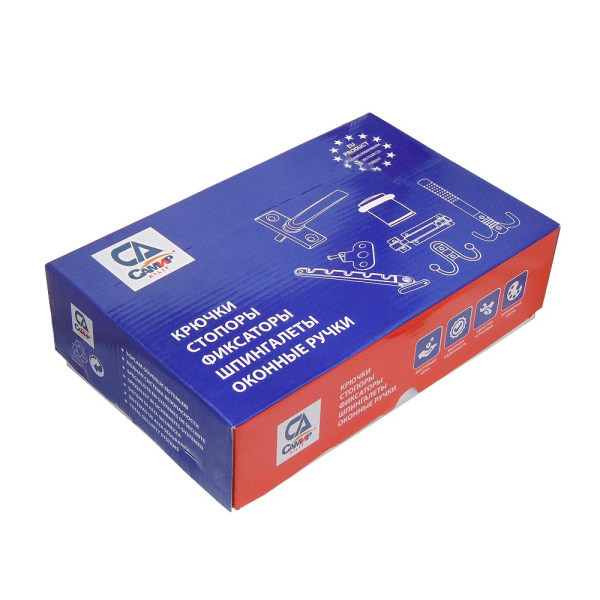 Дверная цепочка, модель DCH80-S, цвет пол. латунь (PB)