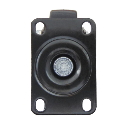 Колесо на платформе, модель 803, 65 мм, черное