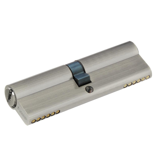 Цилиндровый механизм C100, тип: кл.-кл., 5 перфо кл., цвет: мат. никель (SN), Самир-Цинк