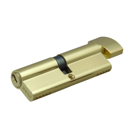 Цилиндровый механизм NW100, тип: кл.-верт., 5 анг. кл., цвет: пол. латунь (PB), Мистер Босс