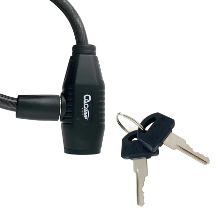 Навесной замок тросовый PD-81 длина 80 см, 2 анг. ключа, Самир Kilit