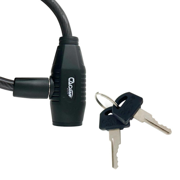 Навесной замок тросовый PD-81 длина 65 см, 2 анг. ключа, Самир Kilit