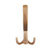 Мебельный крючок 3-рожковый, перфо, модель 8021B, цвет ант. медь (AC), усиленный