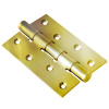 Петли врезные 4I, длина 100 мм, цвет пол. латунь