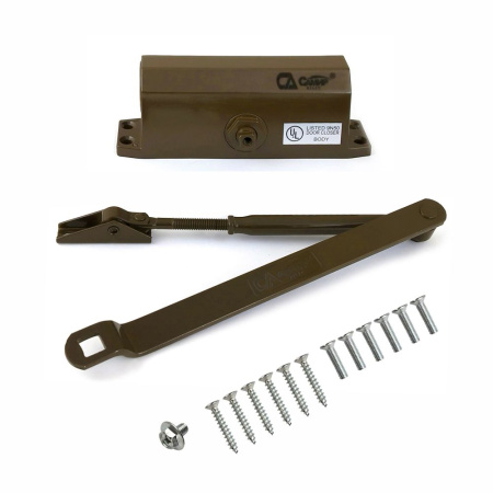 Дверной доводчик D120, цвет коричневый (BR), САМИР