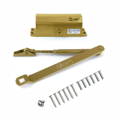 Дверной доводчик D120, цвет шампань (SH), САМИР