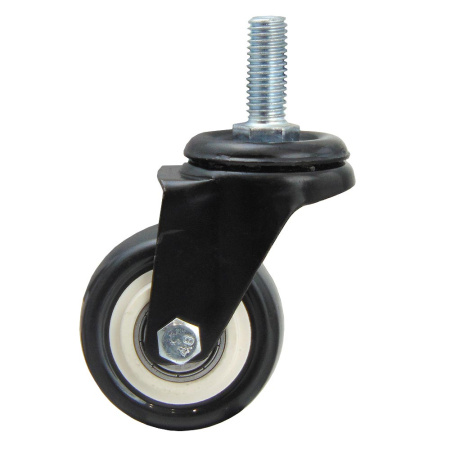 Колесо на шпильке, модель 803, 50 мм, черное