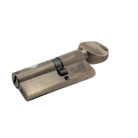 Цилиндровый механизм CW90 (35/55), тип: кл.-верт., 5 перфо кл., цвет: ант. бронза (AB), Самир-Латунь