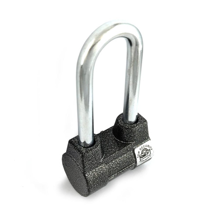 Навесной замок ВС2-4А-01 горизонтальный 55, 3 фин. ключа, длинная дужка, Самир Kilit