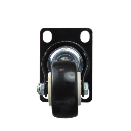 Колесо на платформе, модель 803, 50 мм, черное