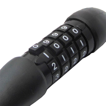 Навесной замок тросовый кодовый PD-82 длина 65 см, 4 цифры код, Самир Kilit