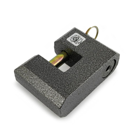 Навесной замок ВС2-3А1 гаражный с прямой дужкой 90, 3 фин. ключа, Самир Kilit