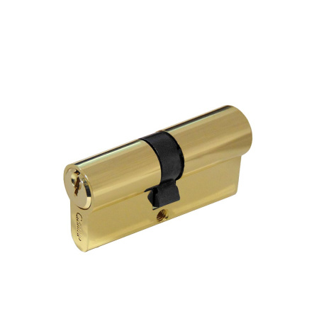 Цилиндровый механизм N70, тип: кл.-кл., 5 анг. кл., цвет: пол. латунь (PB), Самир-Цинк