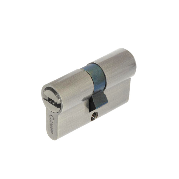 Цилиндровый механизм C60, тип: кл.-кл., 5 перфо кл., цвет: мат. никель (SN), Самир-Цинк