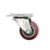 Колесо на платформе, модель 802, 38 мм, бордовое