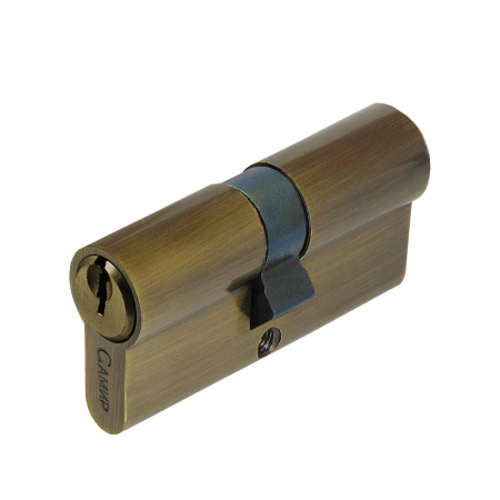 Цилиндровый механизм N70, тип: кл.-кл., 5 анг. кл., цвет: ант. бронза (AB), Самир-Цинк