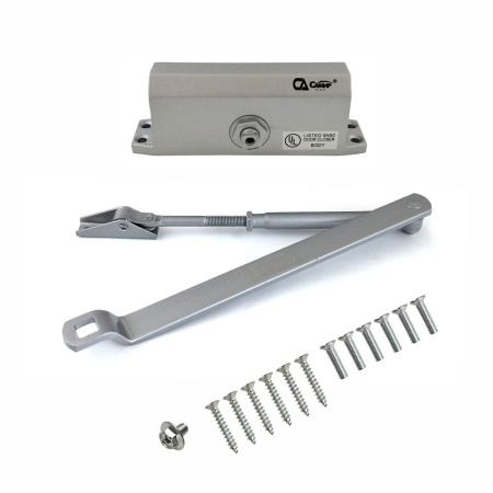 Дверной доводчик D120, цвет серебро (SL), САМИР