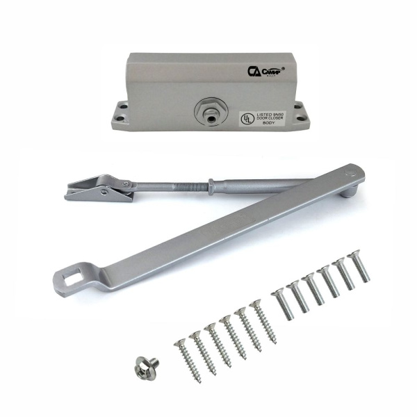 Дверной доводчик D50, цвет серебро (SL), САМИР