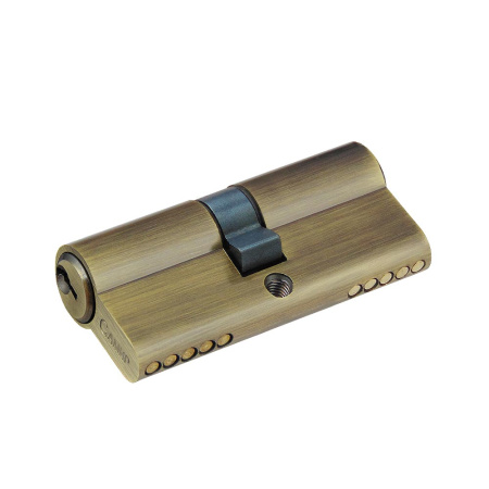 Цилиндровый механизм N70, тип: кл.-кл., 5 анг. кл., цвет: ант. бронза (AB), Самир-Цинк