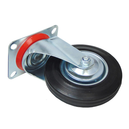 Колесо на платформе, модель 904, 160 мм, черное