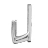 Мебельный крючок 2-рожковый, перфо, модель 8020A, цвет пол. хром (CP)