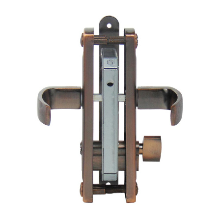 Дверной замок ЗВ4-55 102 (аналог Зенит), цвет ант. медь (AC)