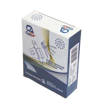 Дверной врезной механизм, прямой ригель, модель 105-5, 5 крест. кл.