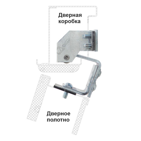 Скрытая петля HHM-55 Самир kilit цинк