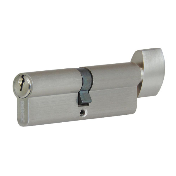 Цилиндровый механизм NW100, тип: кл.-верт., 5 анг. кл., цвет: мат. никель (SN), Мистер Босс