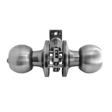 Дверные ручки кнобы, под кл.-кл., модель 6072-ET, цвет пол. латунь (PB), САМИР