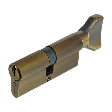 Цилиндровый механизм NW80, тип: кл.-верт., 5 анг. кл., цвет: ант. бронза (AB), Самир-Цинк