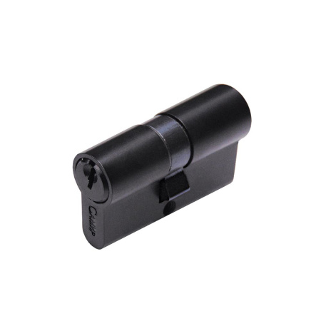 Цилиндровый механизм N60, тип: кл.-кл., 5 анг. кл., цвет: черный (BN), Самир-Цинк