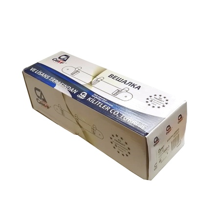 Мебельная вешалка на планке, модель 4402, 3 крючка, цвет ант. медь (AC)