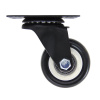 Колесо на платформе, модель 803, 50 мм, черное