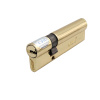 Цилиндровый механизм C100 (35/65), тип: кл.-кл., 5 перфо кл., цвет: пол. латунь (PB), Самир-Латунь