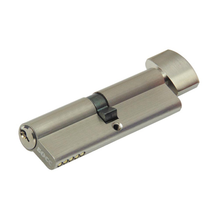 Цилиндровый механизм NW100, тип: кл.-верт., 5 анг. кл., цвет: мат. никель (SN), Мистер Босс