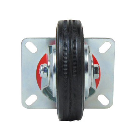 Колесо на платформе, модель 904, 100 мм, черное