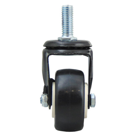 Колесо на шпильке, модель 803, 50 мм, черное