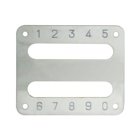 Накладной замок кодовый КТ-30 полированый хром, Самир Kilit