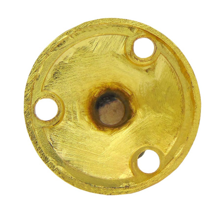 Дверной настенный упор, модель 791, цвет пол. латунь (PB)