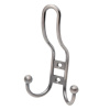 Мебельный крючок 3-рожковый, модель 655, цвет мат. никель (SN), прутковый